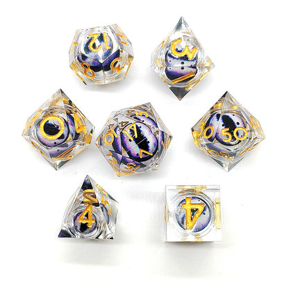 The New Pointed Resin Dragon Eye Can Rotate DND Game Dice e18d717e 6f38 418b bcee 79410f6d7a3b
