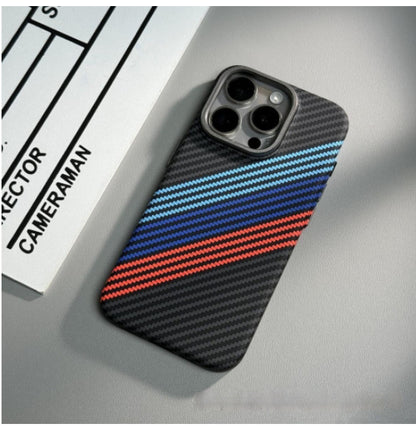 Magnetic Carbon Fiber Pattern Drop-resistant Mobile Phone Protective Case e1b4bbf7 0f3f 432e 8636 49daebc252e0