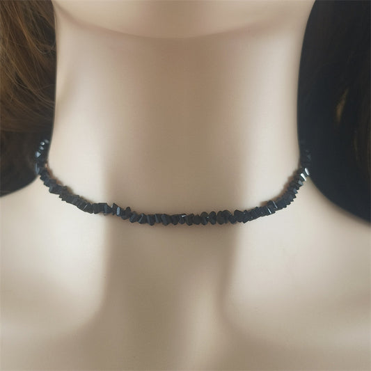 European And American Hand-woven Beads Black Love Crystal Necklace Female Korean Style e1e21cda f5f6 4b79 8171 877619f26336