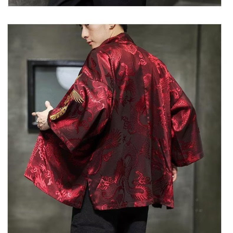 Trendy Casual Cardigan Short-sleeved Shirt e200fd94 8824 4bd9 aa5c af3a375052c2