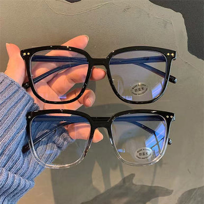 Anti-blue Light Glasses Women's Korean-style Plain Irregular Glasses Frame e215ef61 2abd 4794 9ee3 f0e0eb3cb61e