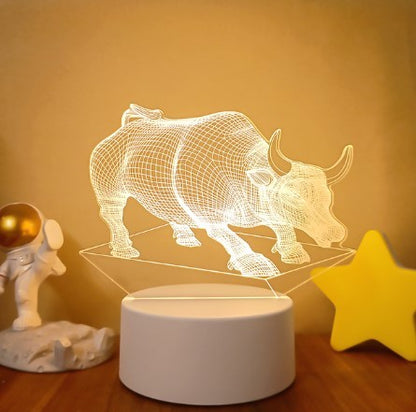 3D Lights Colorful Touch Remote Control LED Visual Lights - HD Wireless Product #20