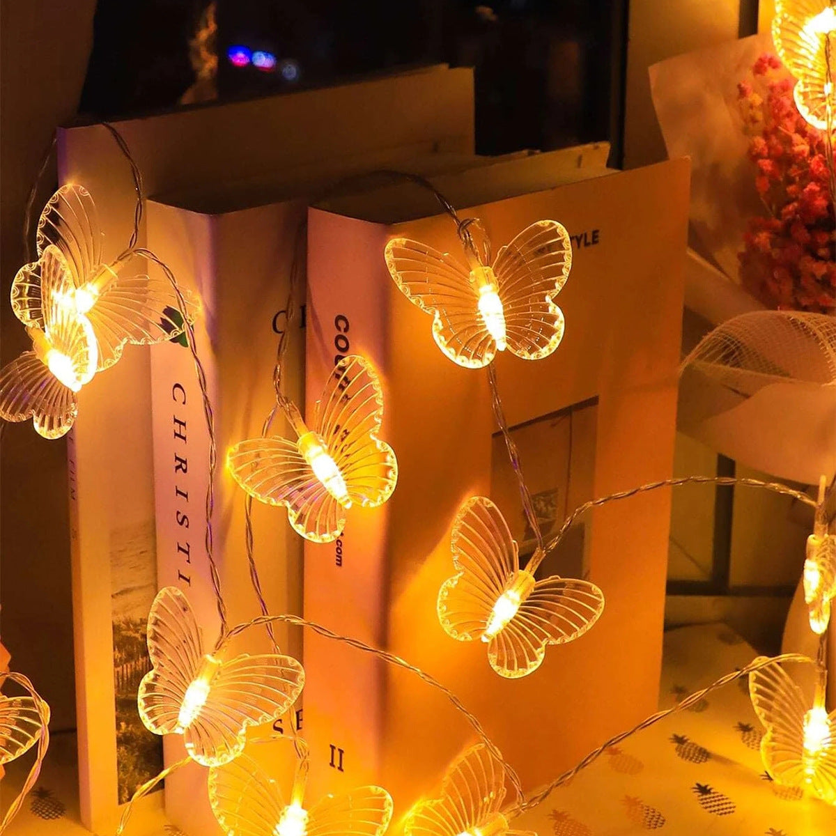 3 Meters 20 Lights Butterfly Christmas Decoration Light String - HD Wireless Product #6