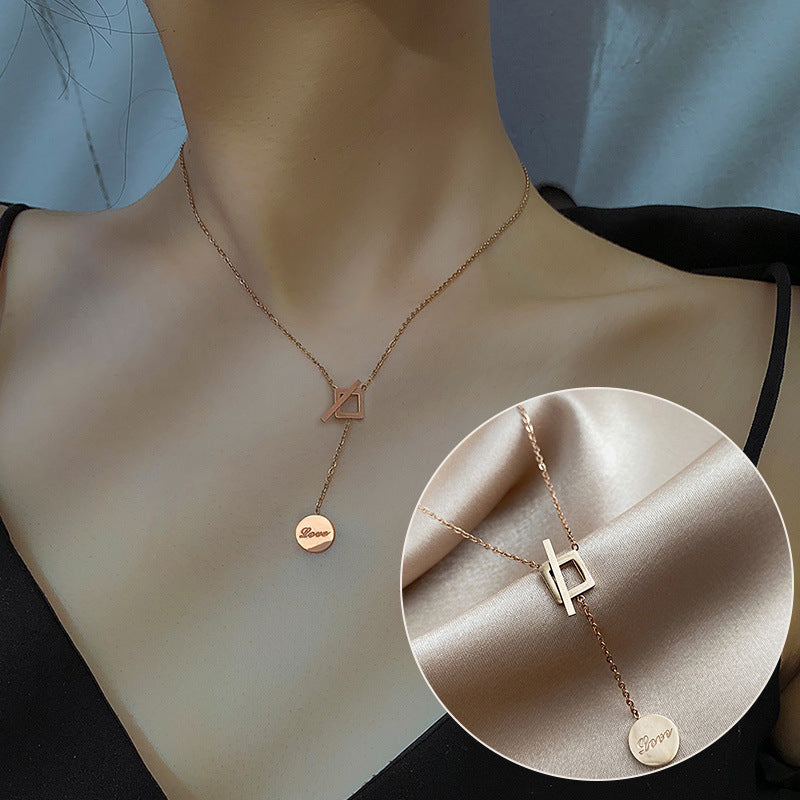 English Number Butterfly Xiaoman Waist Clavicle Necklace e25efa0b 471a 43ca 9f42 30d7bb13eabf