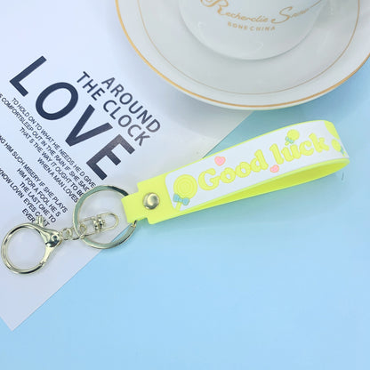 Lollipop Rainbow-colored Belt Hand Strap Keychain e26d6ceb aa92 4ca3 8f38 bbfb72224fe7