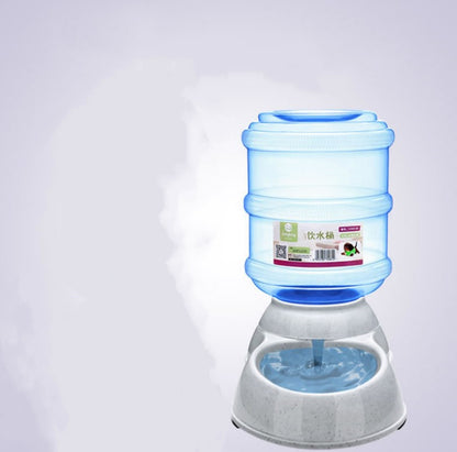 Cats Dogs Automatic Pet Feeder Drinking Water Fountains Large Capacity Plastic Pets Dog Food Bowl Water Dispenser e27003b2 33