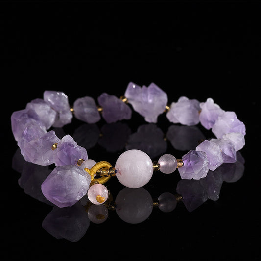 Natural Amethyst Original Stone Bracelet Women Ethnic Wind e278711b 6ab2 4b56 94fe d05ad8cd885e