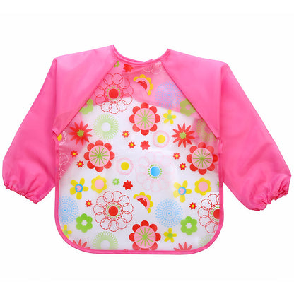 Children's Gown Long Sleeve Kids Waterproof Meal Baby Apron Painting Clothes Bib Protective Clothing e28e2db3 a923 49ee 91e0 
