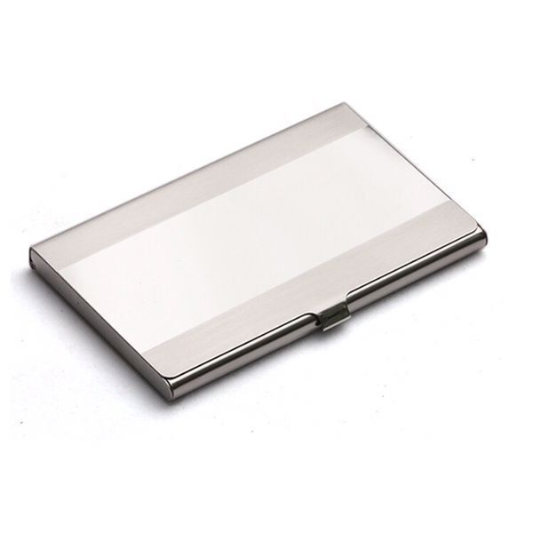 304 Stainless Steel Laser Sculpture Business Card Case - 图片 5
