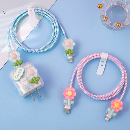 Cute Mobile Phone Data Cable Charger Protective Cover e29bbbe1 610c 40c9 93b8 0266365e3caa