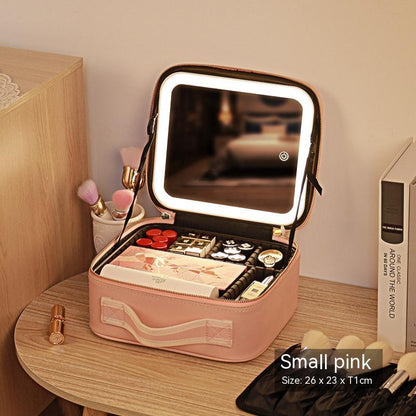 With Mirror And LED Light Cosmetic Bag Skin Care Storage Box e29cfba2 98f9 4be0 9ba2 27bde35b7f9c trans bb9c3567 0fb6 4945 9c
