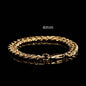 Japanese Buckle Stainless Steel Round Grinding Encrypted Cuban Bracelet e2ab5b76 f18f 4447 a66c 08265097c8b7