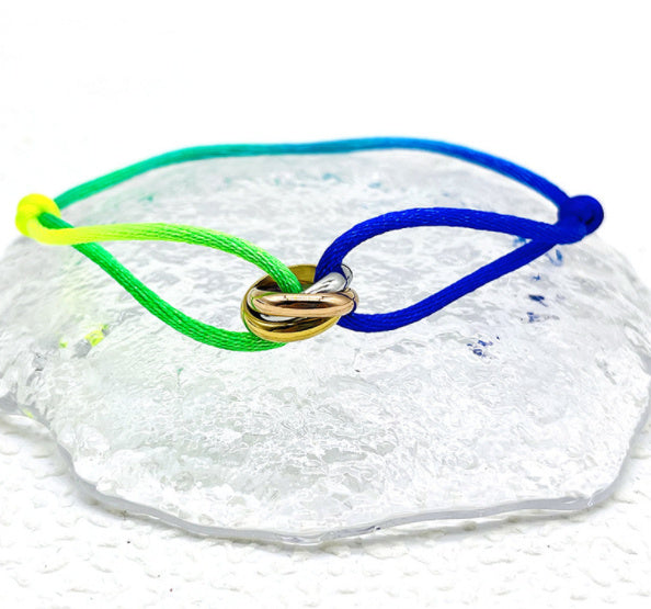Peripheral Three-color Circle Woven Lucky Carrying Strap e2cd3ca3 7d02 4e6a adbc 2fea96dbcdf4
