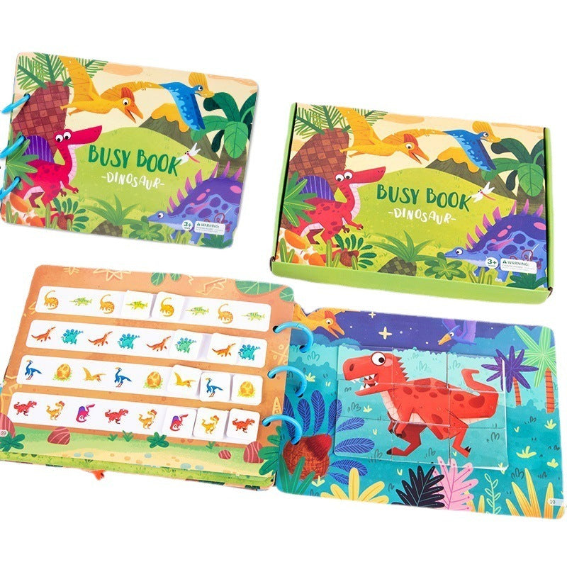 Children's Enlightenment Animal Sticker Book Puzzle Educational Toys Baby Montessori Early Education e2d5954c c842 4a90 b06c 