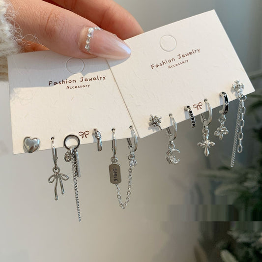 Minimalist Personality Love Butterfly Ear Clip Suit Female e2deb285 171e 4670 94f6 a62059ebb360 fine