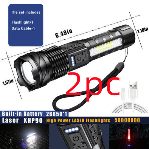 White Laser Waterproof Strong Light Flashlight e2e11aed fa20 4523 84a6 f201f669691f