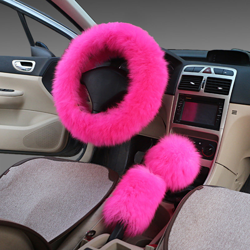 Wool Steering Wheel Cover Long Wool Handle Cover e2e2dcd4 b55a 4873 a615 f2ea10b11dd7
