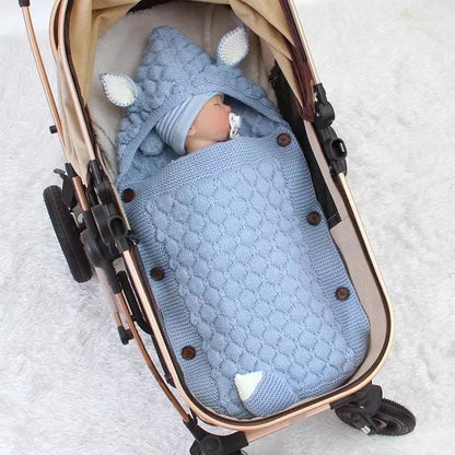Pure Color Newborn Envelope Anti-kick Swaddling Blanket e2f75e22 4716 4c91 9df4 2d06b14fd865