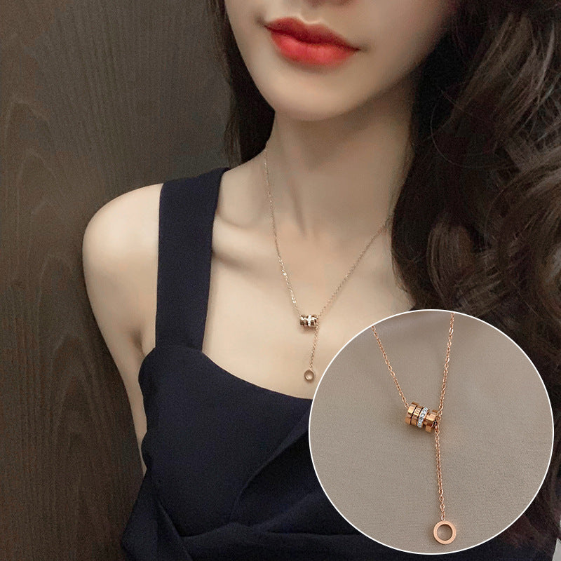 English Number Butterfly Xiaoman Waist Clavicle Necklace e2ff9bbe a2e8 4c64 b520 665588e5f29b