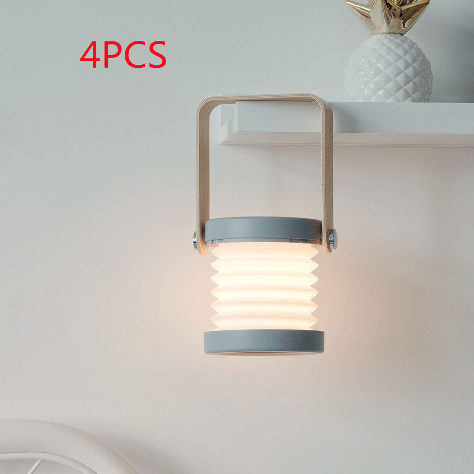 Foldable Touch Dimmable Reading LED Night Light Portable Lantern Lamp USB Rechargeable For Home Decor e31b4a83 9e4a 4402 bcd7