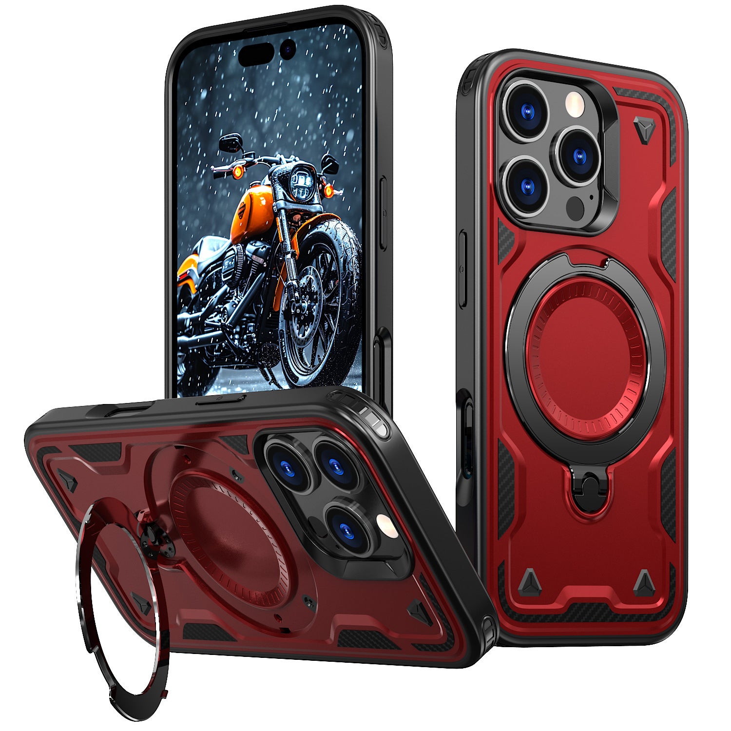 Simple Magnetic 360 Rotating Bracket Phone Case e347d71d f035 4b21 b01f 3ffe320ba4dc