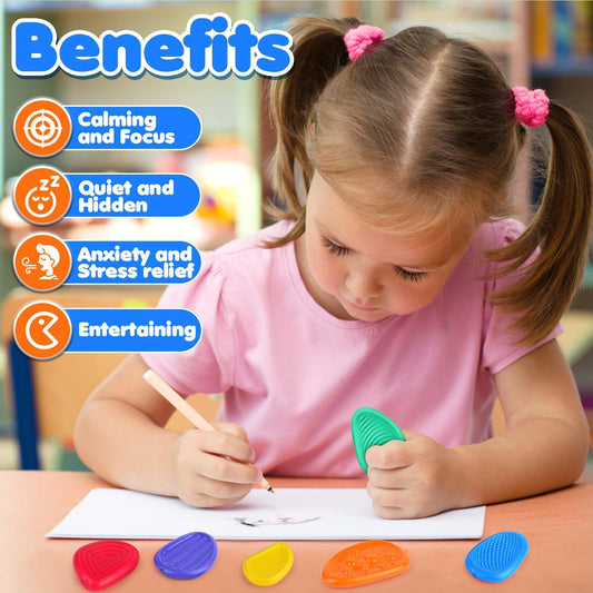 Children's Sensory Stone Texture Soft Worry Stone Children Decompression Toy e348e61e 6e51 416e 8e76 4a9f1fc24caa