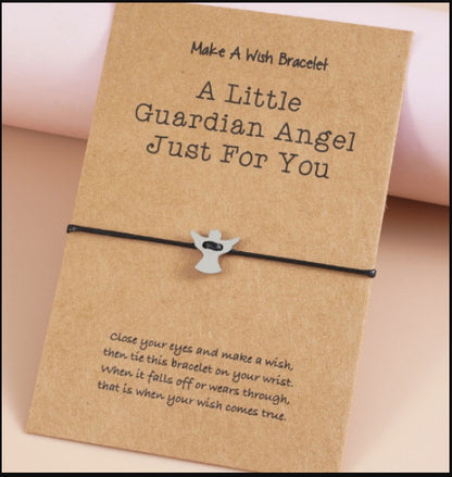 Alloy angel adjustable braided bracelet e34ff1a8 fcd2 433d bad2 9dba71e26b65