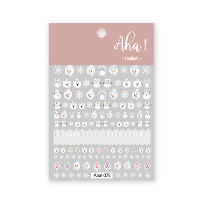 Nail Art Sticker Santa Claus Cartoon e35a60d8 8edd 434d 80f7 ddb5701342b1