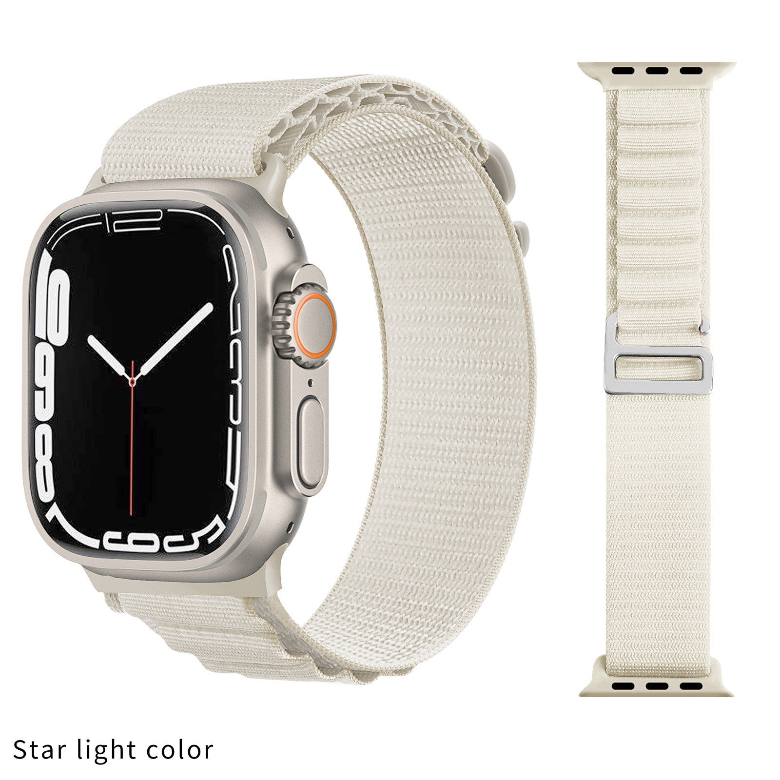 Applicable Strap Loopback Strap Watch 345678 Nylon Watchband e3746e0f 3a45 4507 8907 b3f66f6a2cf2