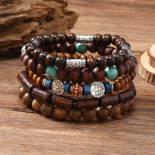 Handmade Beaded Men's Retro Multi-layer Bracelet e38186d2 0c68 4b1a a59a d54d629ac01b
