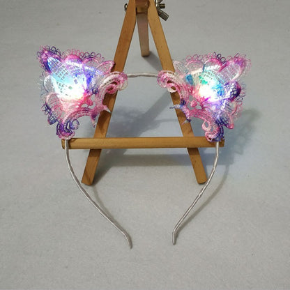 Glowing Hair Accessories Flashing Lights Cat Ears Headband e3882547 8d42 4693 b09f 2c405fe6b9cc