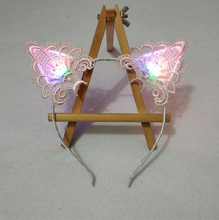 Glowing Hair Accessories Flashing Lights Cat Ears Headband e3b24e52 81cf 4c53 8b30 4514f2910d88