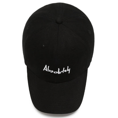 New Baseball Soft Top Female Wide Brim Duck Tongue Letter AB Shopping e3b43c4e 8f2b 4ef7 9d81 3768b982c9c8