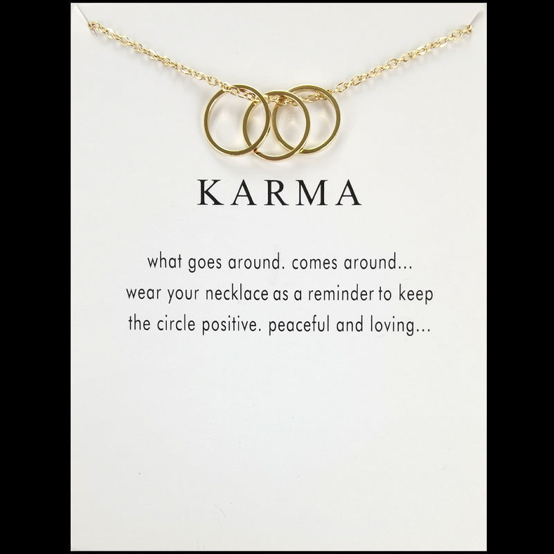 Creative Card Three Circle Geometry Necklace e3c3381b 9a76 4738 b313 e37017fdd850
