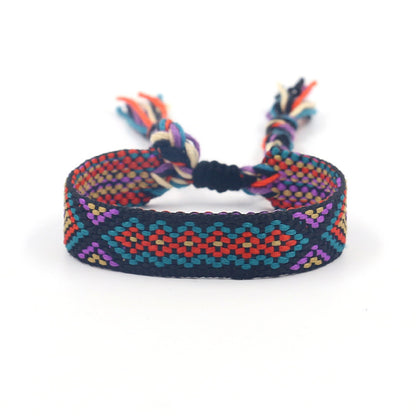 Bohemian Color Woven Bracelet Wristband For Fans e3d40066 af2e 4db8 8777 f9449929302c