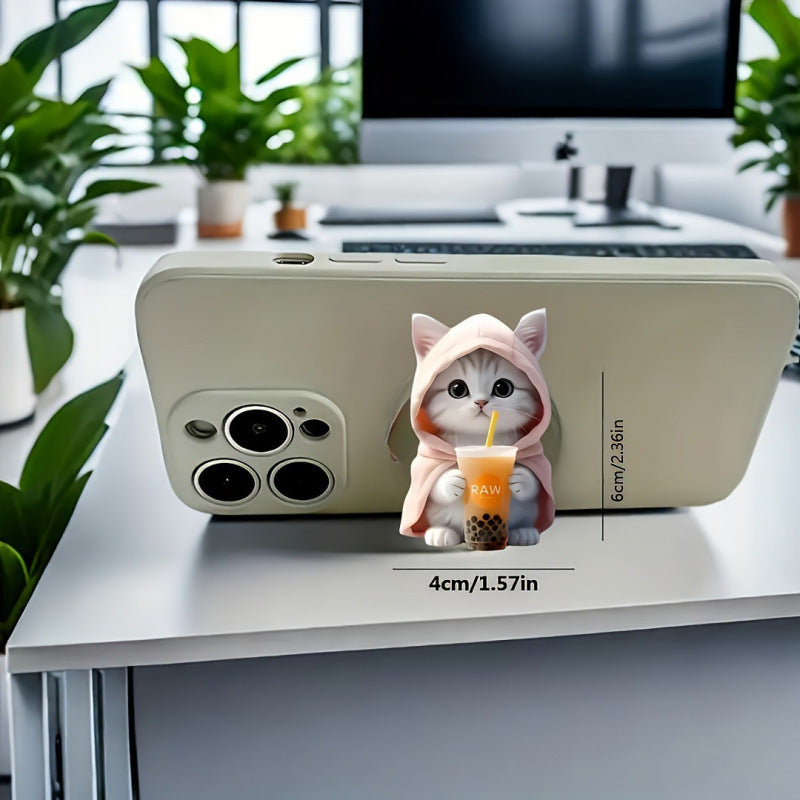 Creative Cartoon Acrylic Flat Cartoon Phone Holder - 图片 2