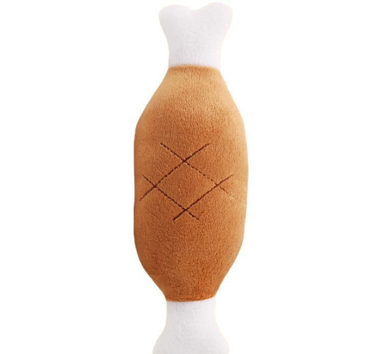 Bite-resistant Teeth Grinding Puzzle Double-headed Chicken Leg Pet Doll e3ec1624 e200 468c bda4 507648db61b4
