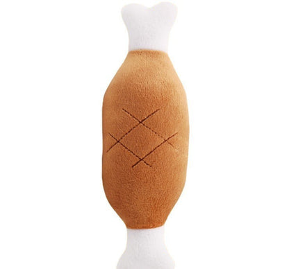 Bite-resistant Teeth Grinding Puzzle Double-headed Chicken Leg Pet Doll e3ec1624 e200 468c bda4 507648db61b4