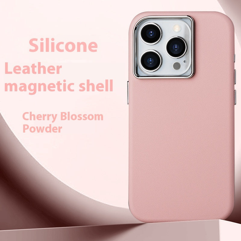 Silicone All-inclusive Leather Phone Case Magnetic Suction - 图片 10