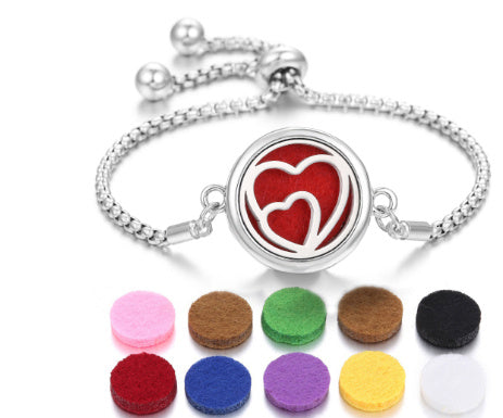 Lucky Tree Aromatherapy Oil Stainless Steel Alloy Bracelet e4135cf8 9106 4c60 a4ee 7aeff592aa09