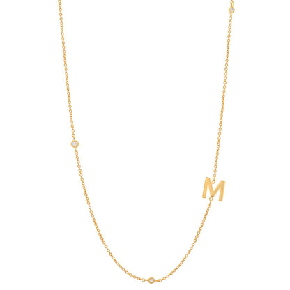 18K Gold Plated 26 Letter Stainless Steel Necklace - HD Wireless Product #14