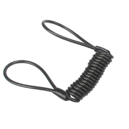 Electric Scooter Bicycle Helmet Motorcycle Disc Brake Lock Spring Reminder Rope European And American Creative Travel Wire Ro