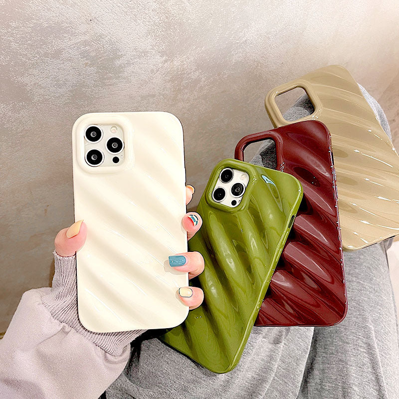 Ins Style Simple Pleated Phone Case e43c452f 51ff 418d bda6 bb46451d7d41