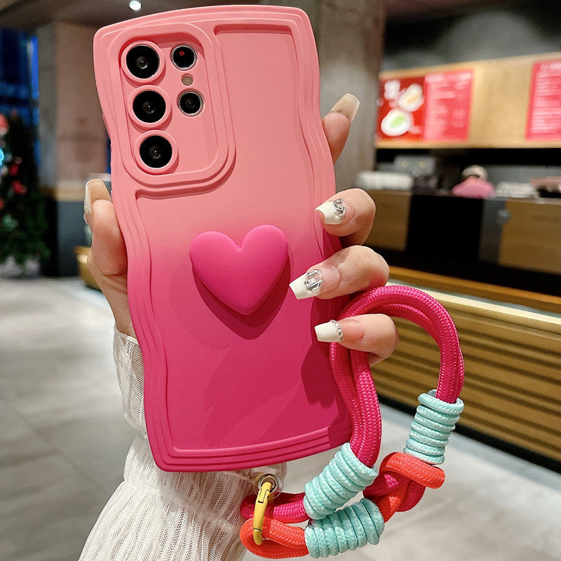 Suitable For S24ultra Phone Case A73 Love S23 Lanyard e45439dd 2cf5 4bb5 9cf3 9f8cf1012da4