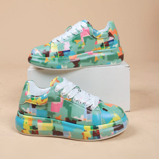 Hand-painted Shoes Women's Platform Casual Shoes Painted Sports e4711523 ba4c 4e60 9b53 35e133bdf1f1