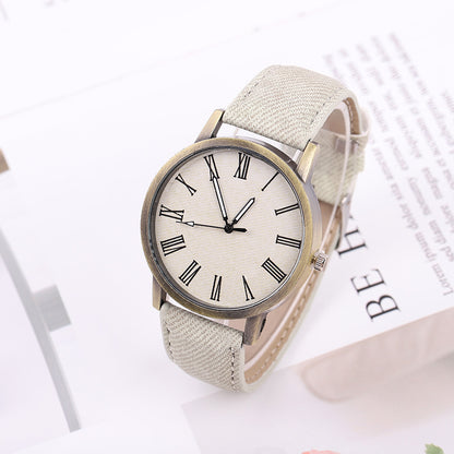 Women's Casual Denim Belt Quartz Watch e471243f 1e9d 4b14 8b4e 3d0614d5760a