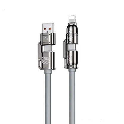 High-power Four-in-one Super Fast Charge Data Cable - 图片 4