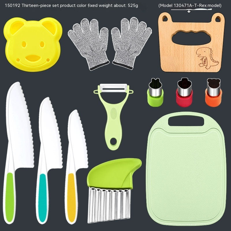 Children's Anti-cutting Gloves Cutting Board Fruit Knife e49255cf ae62 4e26 b1a0 6c4870682634 trans