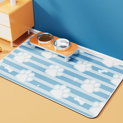 Pet Diatom Ooze Floor Mat Dogs And Cats Eating Mat Spill-proof Waterproof Quick-drying Placemat e49d79da 7c90 418b 8467 58ab7