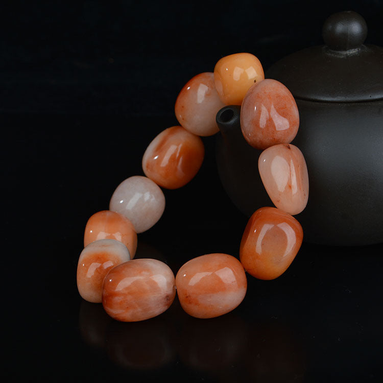 Jade Pebble Bracelet Natural Gobi e49ed8f1 998c 4247 92fc 7ee8d8b57058